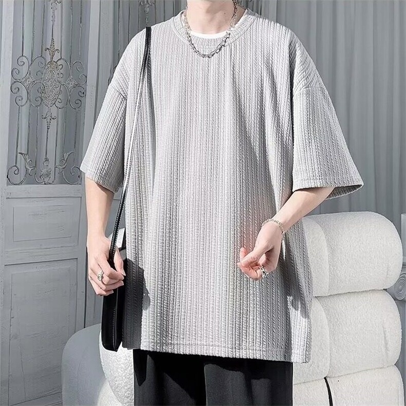 夏季港风短袖t恤男简约ins潮流新款上衣夏天男生半袖潮ST262-P29,男装T恤,星座412-2
