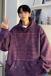 500g重磅卫衣男春秋款美式字母宽松情侣连JK23402特批p35-控58图片