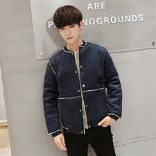 T741/80羊羔毛刺绣小鹿棉衣，男装棉衣，星座1904A