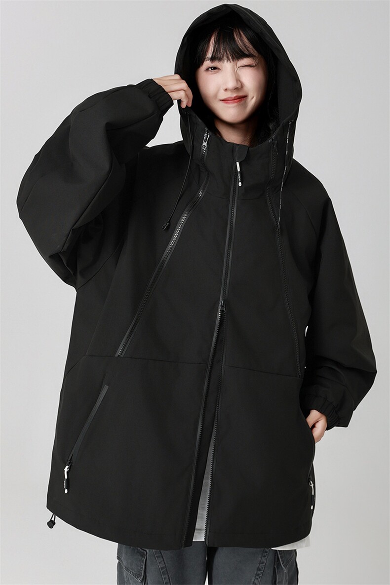 Cityboy情侣时尚连帽冲锋衣外套夹克团体班服,男装夹克,星座301D-5(原星座1415）