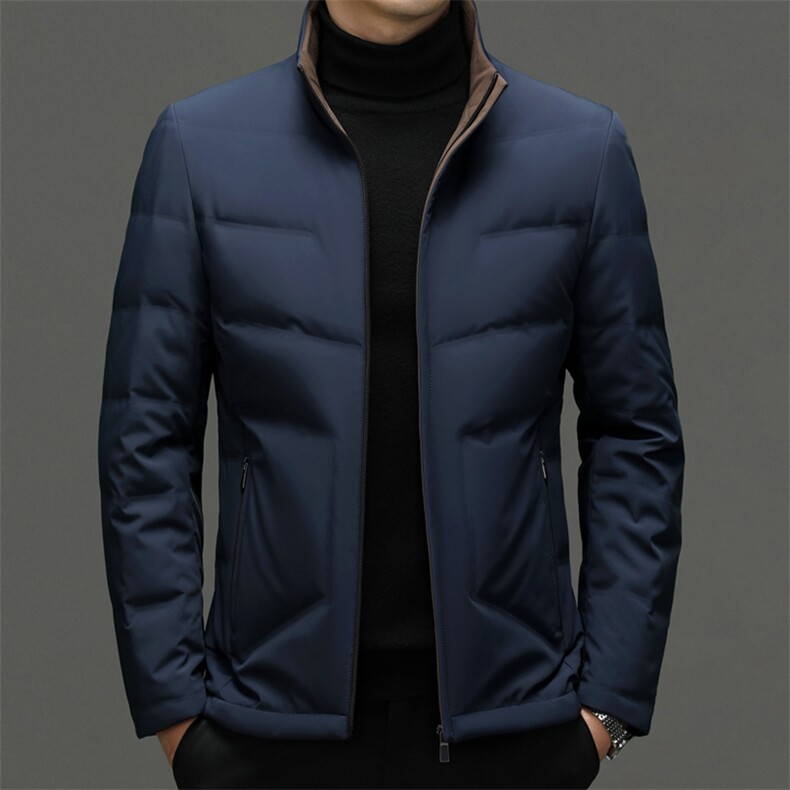 CKE1709钱塘2020-2新款商务冬季休闲厚款中年男士羽绒服P265,男装羽绒服,钱塘207-2
