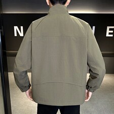店主风新款夹克外套男春秋休闲百搭时尚立领男士夹克N217-P72，男装夹克，星座310B-3