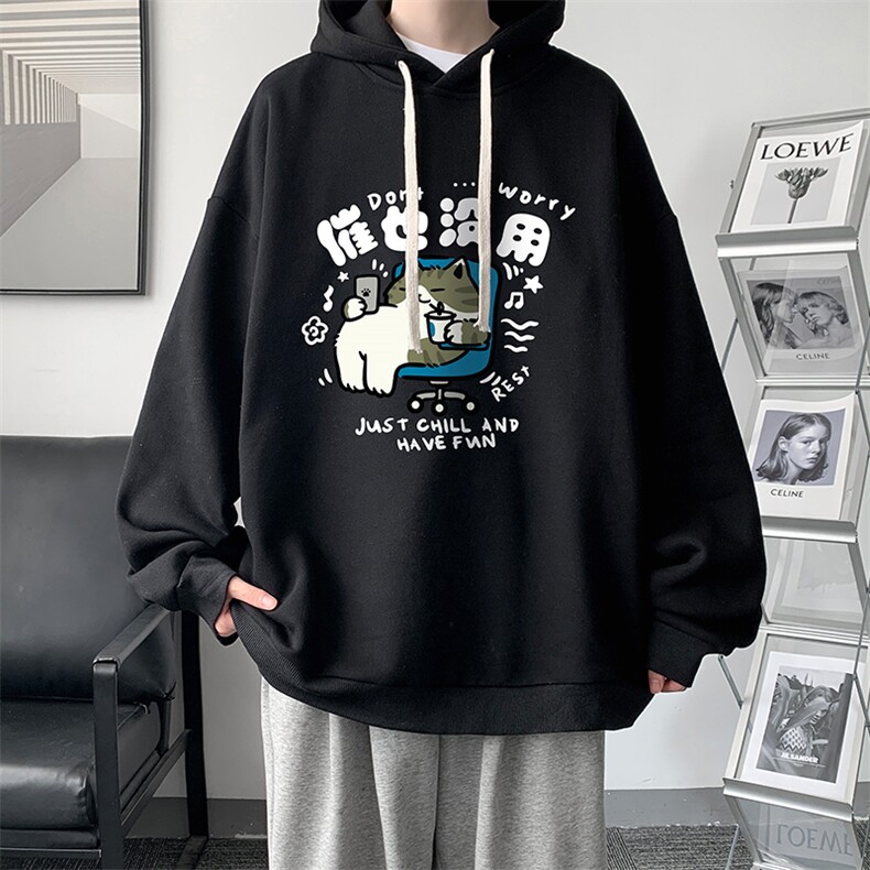 8XL连帽卫衣男大码胖子帽衫大号运动服WY2403-P35，男装卫衣，电商A040