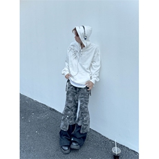 XZ1005-1-TTH00102-批65-刺绣盘扣连帽卫衣，男装卫衣，星座1005-1