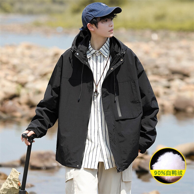 2023冬款三合一冲锋衣时尚加绒羽绒服外套男女8311-P210控价299,男装羽绒服,电商A441-1