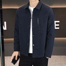 春季夹克男高品质翻领外套型男商务休闲百搭青年外套男N9802-P120，男装夹克，星座310B-3