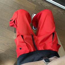 休闲裤男韩版潮流高街帅气百搭2024夏季新款ins宽松长裤K5147-P43，男装休闲裤，星座412-3