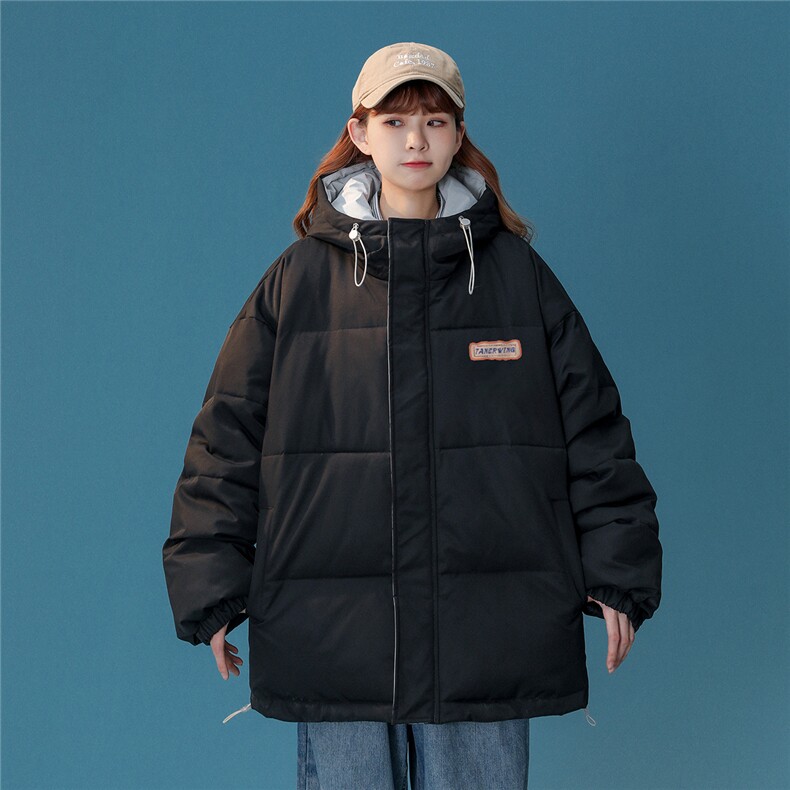 中性风23新款冬季时尚百搭宽松加厚棉服外套MY155P115控148,男装棉衣,A247A