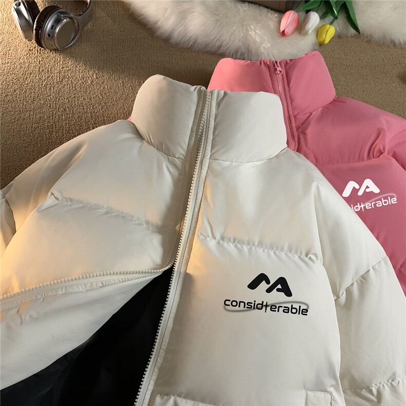 毛毯新款秋冬字母印花面包服宽松休闲棉服A247-MY504特批85控118,男装棉衣,电商A247