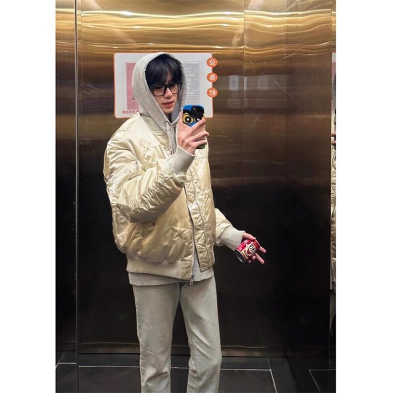 【有货】刺绣飞行员工装夹克棉衣棉服棒球服外套MY8160特P88,男装棉衣,星座908-1