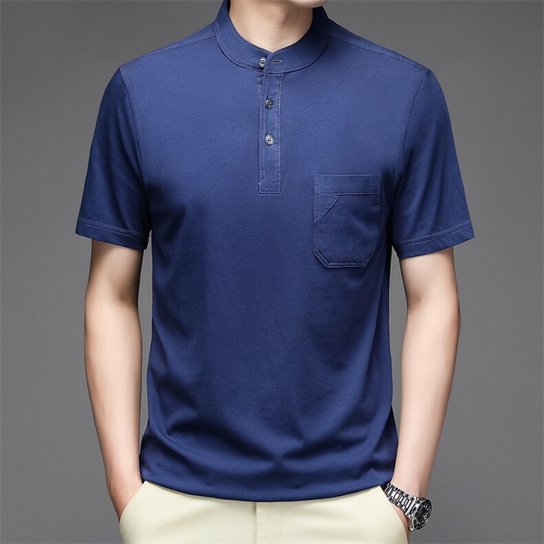 纯棉T恤短袖男2023夏季潮流半袖POLO衫上衣服NX168-P55,男装Polo衫,星座1105-3