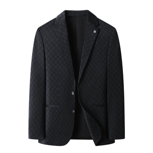 MJ2670男式秋季新款长袖简约高品西服休闲商务便服西装图片