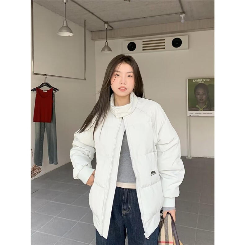 2025新款立领羽绒棉服女冬季韩版轻薄保暖宽松面包服外套,男装棉衣,星座506A
