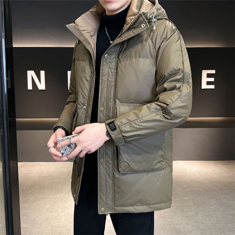 大货中长款羽绒服男2025新款冬季外套C317-2355-P195,男装羽绒服,电商C317