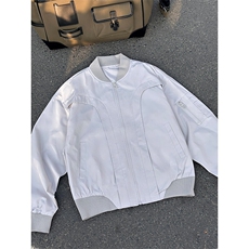 特P75无差价新款时尚美式复古春飞行服外套-HJ5752平铺地板，男装夹克，电商A003