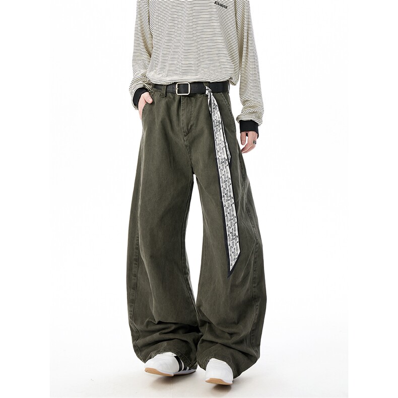 XT091秋冬高品300g平纹面料褶位背面拼接弯刀休闲裤(P58X98)4,男装休闲裤,电商C315