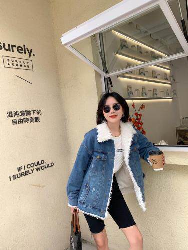 加绒牛仔外套，其它，转角爱尚