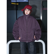 美式街头白鸭绒三防立领羽绒服男女潮牌短宽保暖外套JK6048，男装羽绒服，星座516A