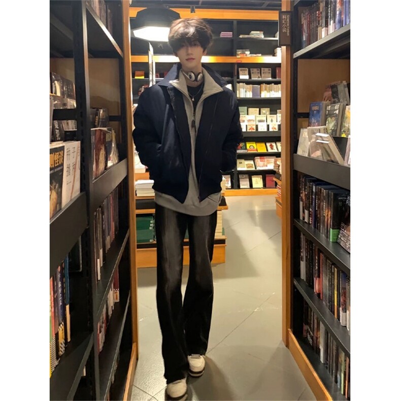短款MA1飞行员夹克男款春季藏青色工装外套cleanfi美式广州棒球服,男装夹克,电商B369（原A024）