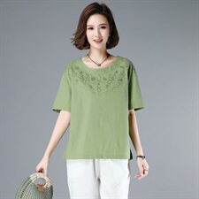 纯色气质大方简约百搭个性时尚潮流T恤，女装T恤，奕阳依阁