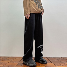 k1023-p55-控78M-5XL港风高阶黑暗破洞宽松大码牛仔裤，男装牛仔裤，星座116