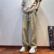k1078-p45-控68现货宽松拉链cleanfit牛仔裤马丁靴黑暗，男装牛仔裤，星座116