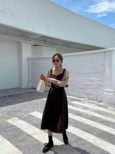 两件套连衣裙，女装连衣裙，贻思茗