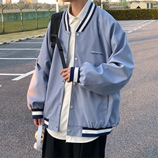 新款上市潮牌男女春季上衣宽松休闲夹克外套CYJK2126-P45，男装夹克，电商A128