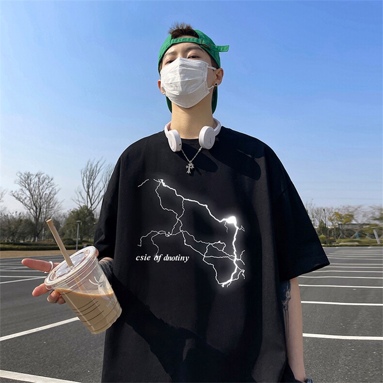 量大优供视频220克美式短袖t恤T2910得物直播有280克品质,男装T恤,电商A486