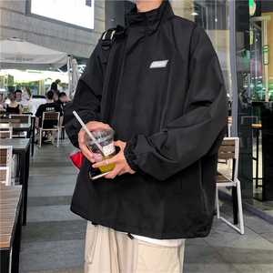 秋季春装新款现货港风拉链冲锋衣男潮流夹克个性外套A113-2 P65图片