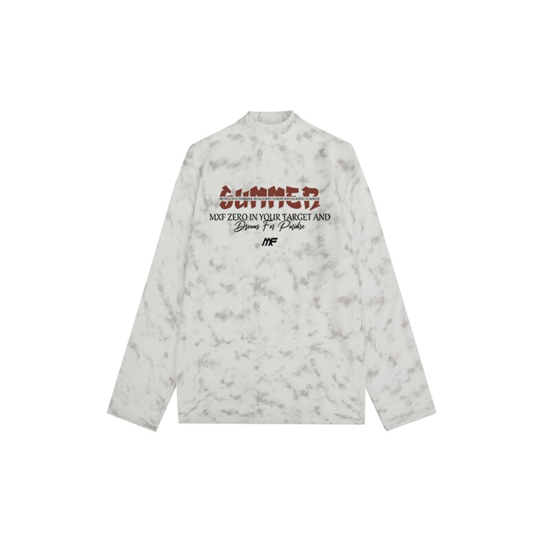 260克重磅扎染德绒半高领打底衫【有货】HD019-DR25204RB-P25图片