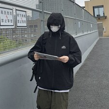 Wt09-P58日系黑武士冲锋衣，男装夹克，星座1501-1