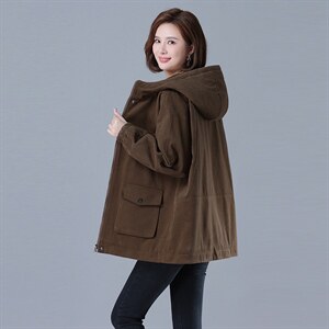 2024冬加绒加厚棉服保暖连帽派克服727款图片