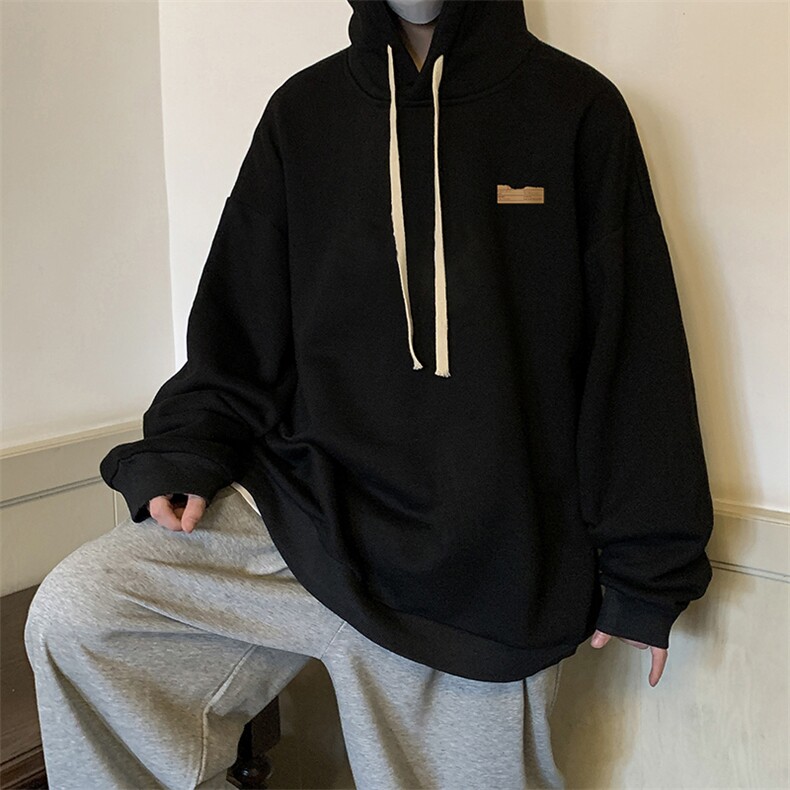 纯棉连帽卫衣男大码运动帽衫宽松薄WY2293-P35,男装卫衣,电商A040