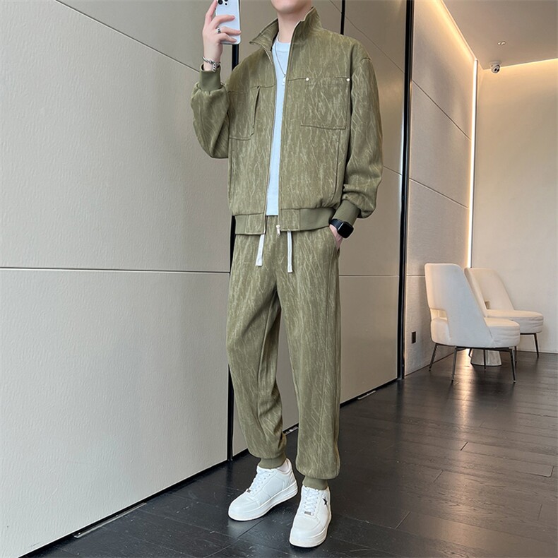 38555-P115大码控218秋季美式大码休闲套装,男装休闲套装,星座209