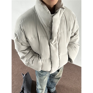 棉服男款冬季加厚保暖衣服男生2025新款韩版痞帅宽松棉衣外套,男生衣服炫酷穿搭图片