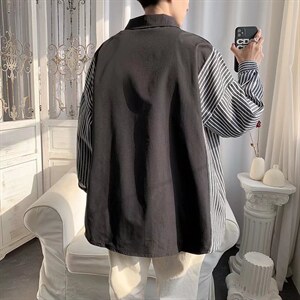 长袖衬衫春款男港风潮流C710P36，男装衬衫，星座1116-2