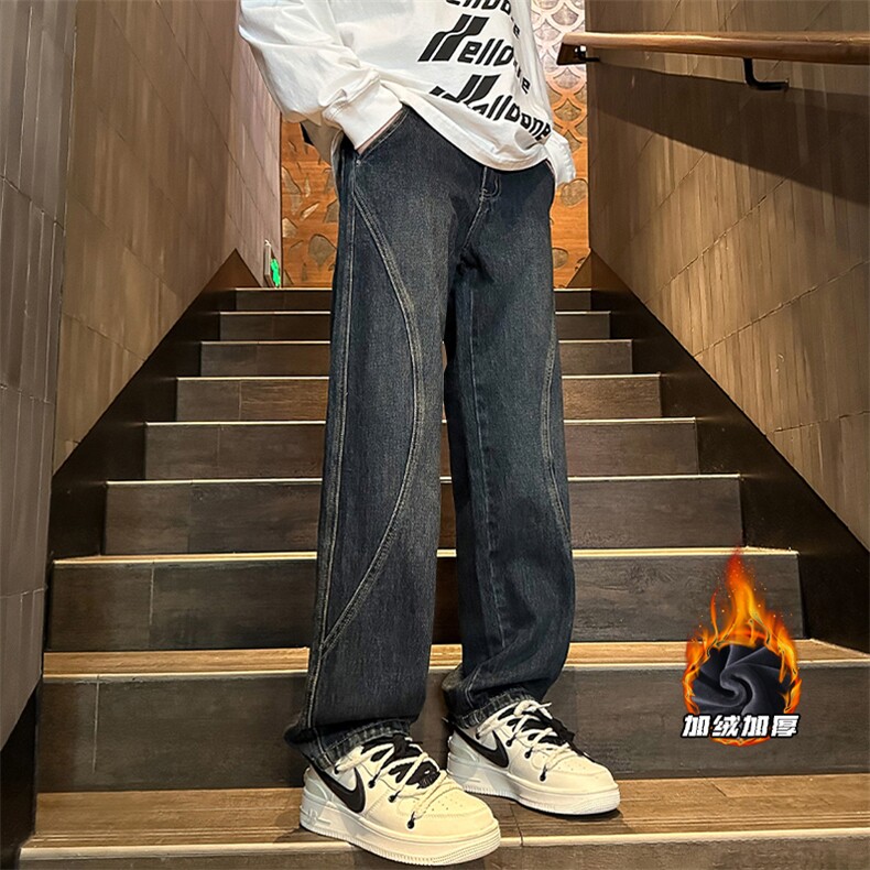 2025 GK24521加绒 大码弯刀加绒牛仔裤M-5X GK241053-特P50图片