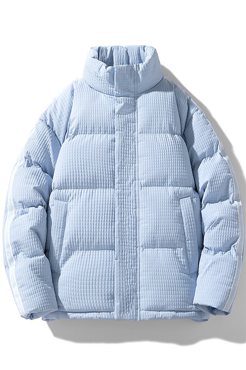 白底可二开潮牌棉衣2026冬加厚棉袄外套宽松面包服A436-1916-P75,男装棉衣,电商A436
