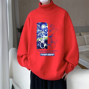 控68高领毛衣男士大码内搭毛线衣男 GM45290-P45加绒款-P65图片