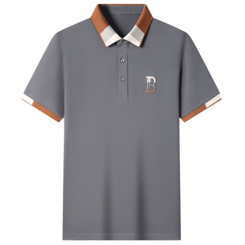 夏季Polo衫纯棉商务休闲男装短袖t恤宽松翻领半袖体恤HP88317-P60,男装Polo衫,星座1105-3