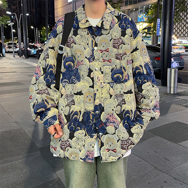 2025秋款小香风外套式潮牌痞帅衬衣CS55-P55，男装衬衫，星座816A（原B366）