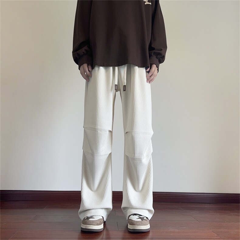 K24770批45控68秋季新款垂感面料裤子男伞兵裤百搭休闲裤男裤子,男装休闲裤,电商D229A