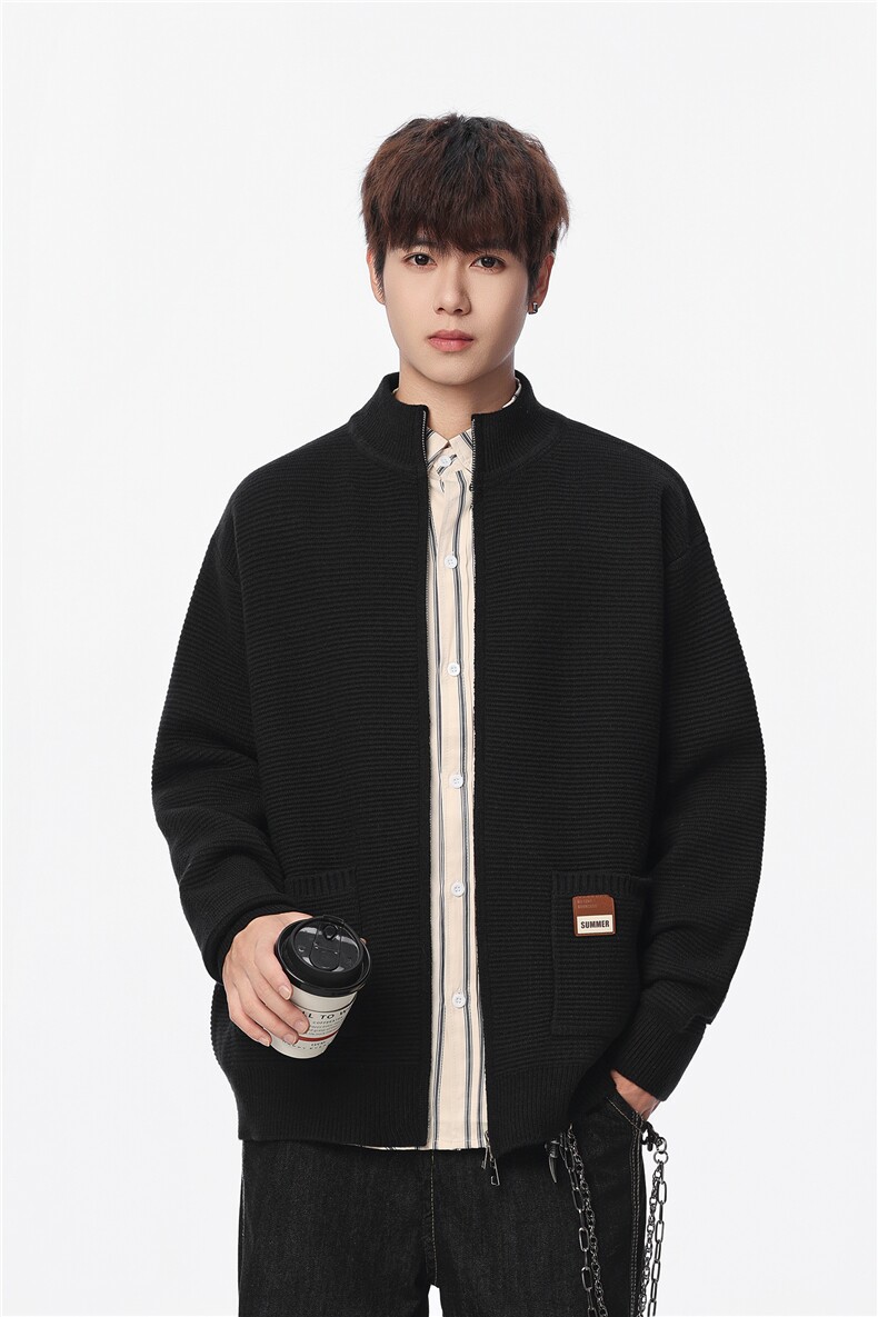 【新品】2025秋冬男士时尚休闲百搭针织连帽毛衣潮流-M181-P70,男装针织衫/毛衣,星座1105-1
