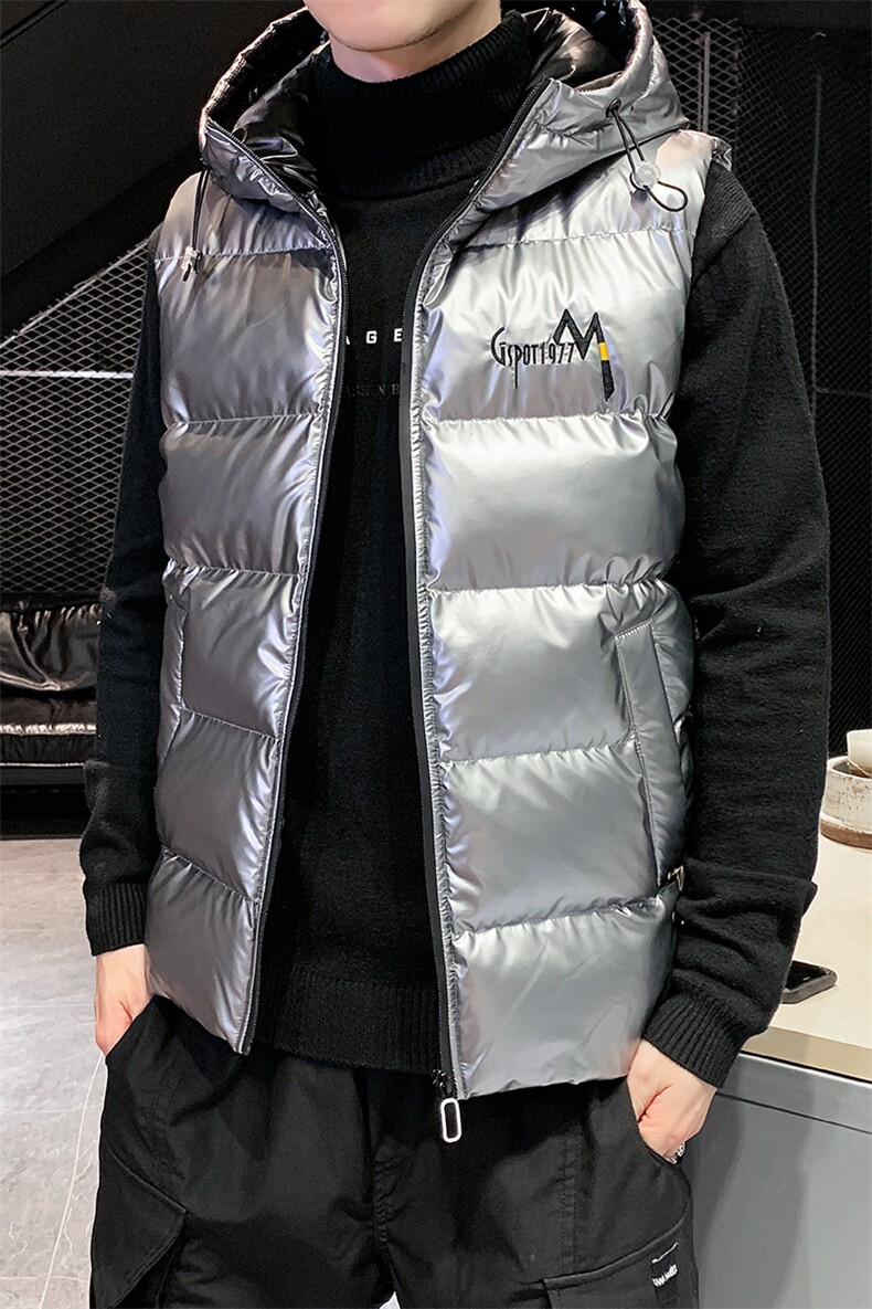 2021春秋季新款潮牌亮色连帽马甲男百搭外套A438,男装背心/马甲,电商A438
