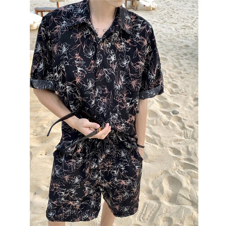 喇叭花套装TZ77811特P45衬衫DCS77812特P27DK77813特P18套装控88，男装休闲套装，星座227-7