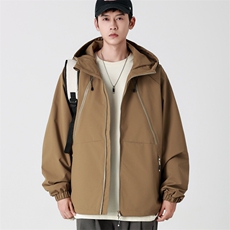 Cityboy情侣时尚连帽冲锋衣外套夹克团体班服，男装夹克，星座301D-5(原星座1415）