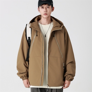 Cityboy情侣 时尚连帽冲锋衣外套夹克 团体班服图片