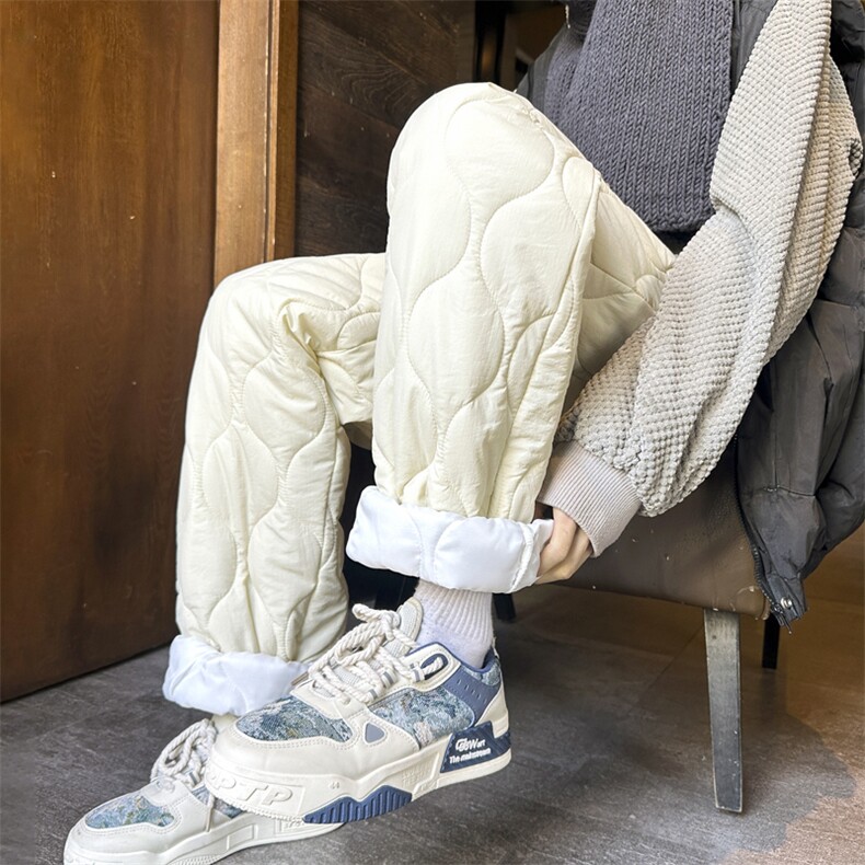 加厚加绒棉裤御寒保暖棉裤冬季休闲裤棉裤1001-1-K2628-P58，男装棉裤，星座1001-1