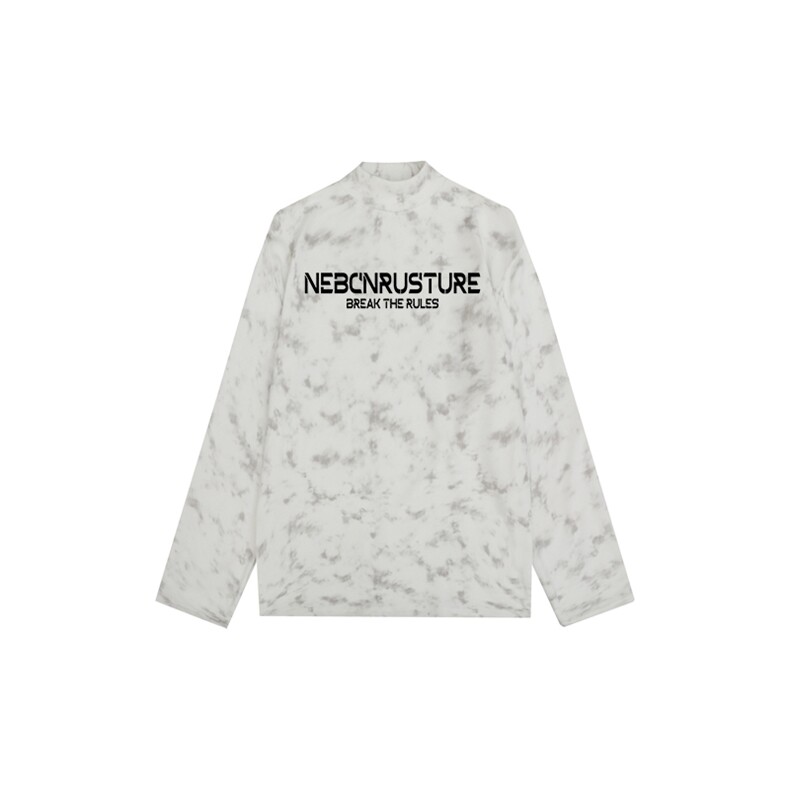 260克重磅扎染德绒半高领打底衫【有货】HD019-DR25213RB-P25图片